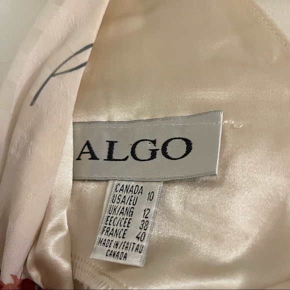 Vintage floral checkered dress - Picture 3 of 5